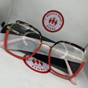 Female Orange Anti-Blue Light Glasses